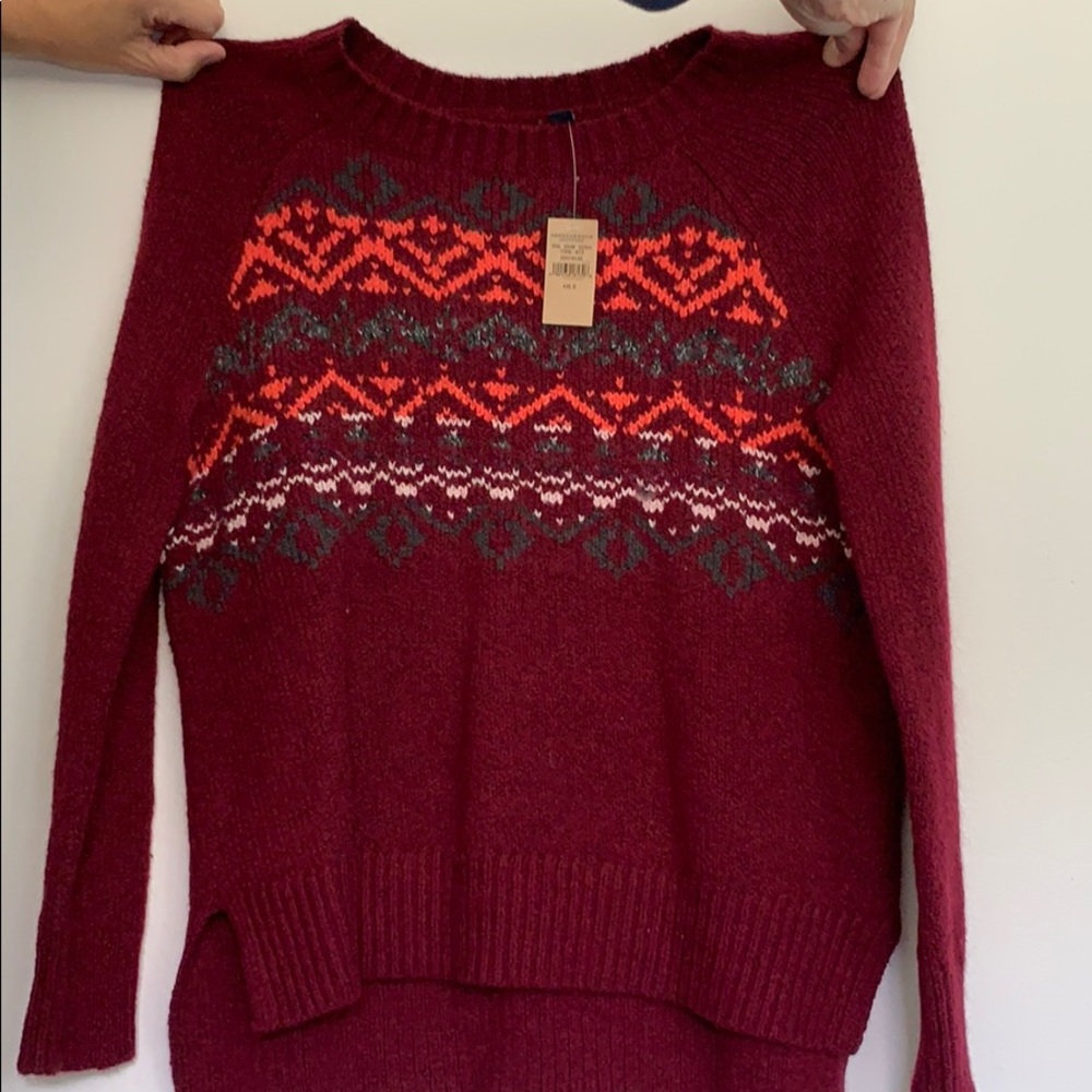 American Eagle Patterned Sweater